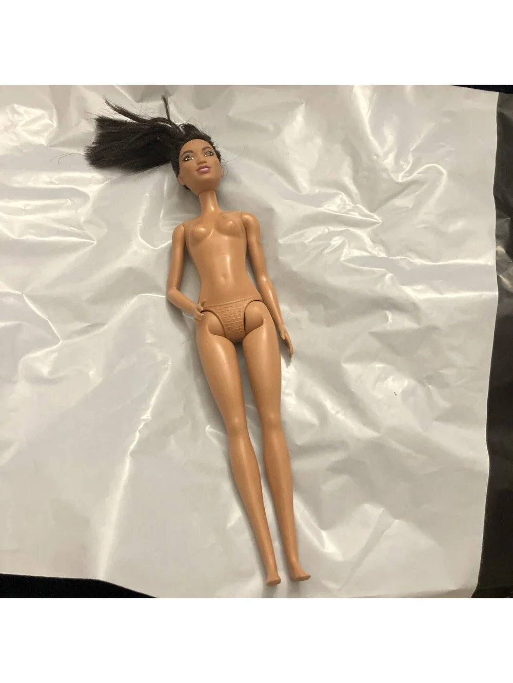 BARBIE Nude Curvy Made To Move💋Hybrid Doll~Latina With Freckles~Gorgeous!